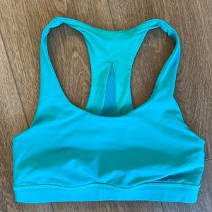 lululemon t-back bra 💚 size 4 • turquoise